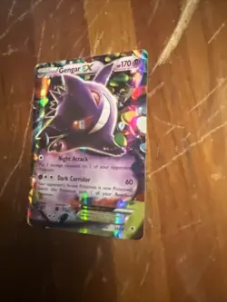 Pokemon Gengar EX TCG Holo Ultra Rare Card 34/119 Phantom Forces - Image 3