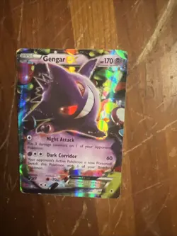Pokemon Gengar EX TCG Holo Ultra Rare Card 34/119 Phantom Forces - Image 4