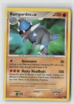 Rampardos #5/17 Pop Series 6 Rare Pokemon TCG MP - Image 1