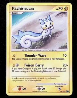 Pachirisu Pokemon POP Series 9 Lightning Basic Uncommon - Image 1