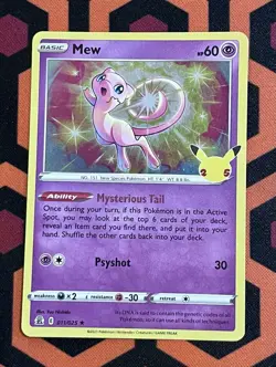 Mew (011/025) Holo Rare | Pokemon TCG Celebrations 25th Anniversary - Image 1