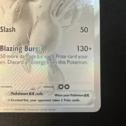 2025 Scarlet & Violet White Flare Reshiram ex BWR #173/086 - Image 5