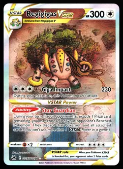 REGIGIGAS VSTAR GG55/GG70 HOLO CROWN ZENITH GALARIAN GALLERY POKEMON NM - Image 1
