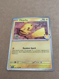 Pikachu 051/162 Pokemon Day 2026 Stamped Promo Pokemon English NM A - Image 1