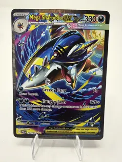 Pokemon Mega Sharpedo ex 127/094 Me02: Phantasmal Flames SIR NM+ - Image 1