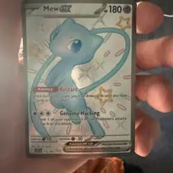 Pokemon TCG Mew EX 216/091 Paldean Fates Full Art Shiny Ultra Rare - Image 3