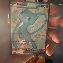 Pokemon TCG Mew EX 216/091 Paldean Fates Full Art Shiny Ultra Rare - Image 4