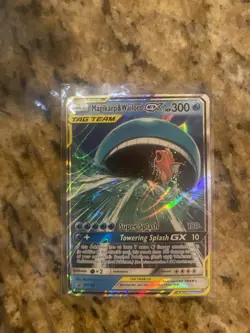 Pokemon TCG Magikarp Wailord GX Tag Team SM166 - Image 1
