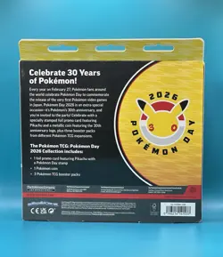 Pokemon TCG: Pokemon Day 30th Anniversary Collection Box – Limited Edition Celeb - Image 2