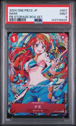 Nami [Storage Box Set] ST01-007 One Piece Japanese PSA 9 [143739825] - Image 1