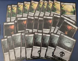 29x Swamp Necron Dynasties MtG Warhammer 40k - 10x 310, 10x 312, 9x 313 - Image 1