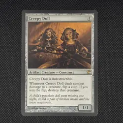 Creepy Doll 220 Rare Innistrad Magic: The Gathering LP - Image 1
