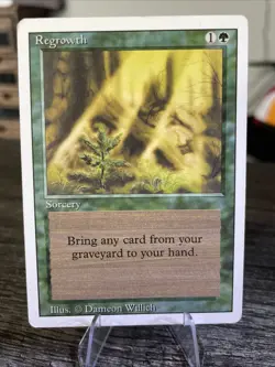 Regrowth - Magic the Gathering MTG - Revised Edition NM - Image 1
