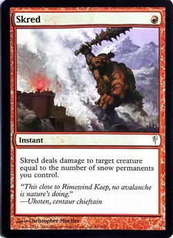 Skred Coldsnap Common Magic: The Gathering NM/M - Image 1