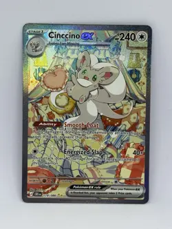 Pokemon TCG Chaos Rising Cinccino ex 119/086 Special Illustration Rare - Image 1