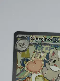 Pokemon TCG Chaos Rising Cinccino ex 119/086 Special Illustration Rare - Image 2