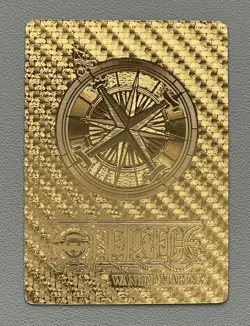 One Piece WANTED Buggy Gold Foil Fan Art Collector Card - Image 3