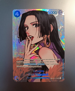 Bandai One Piece Card Game Boa Hancock OP01-078 SP Special Alt Art Holo ENG - Image 1
