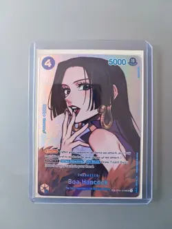Bandai One Piece Card Game Boa Hancock OP01-078 SP Special Alt Art Holo ENG - Image 3