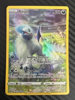 Pokemon TCG Crown Zenith Absol GG16/GG70 Galarian Gallery Full Art NM - Image 1