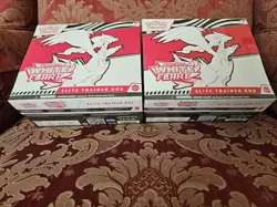 2x Pokemon TCG Scarlet & Violet White Flare Elite Trainer Box ETB Factory Sealed - Image 3