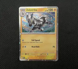 Cosmos Holo Zebstrika SVP201 Black Star Promo - Pokemon SVP NM - Image 2