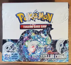 Pokemon TCG Stellar Crown Booster Box Factory Sealed - Image 1