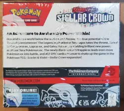Pokemon TCG Stellar Crown Booster Box Factory Sealed - Image 3