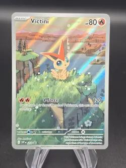 Pokemon TCG: SV Promo Victini Illustration Rare SVP208 - Image 1