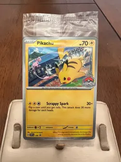 Pikachu Promo 2024 World Championships SVP EN 190 Pokemon Worlds English - Image 1