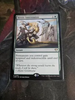 Wizards Heroic Intervention Rare Instant Commander Masters Regular English - Image 1