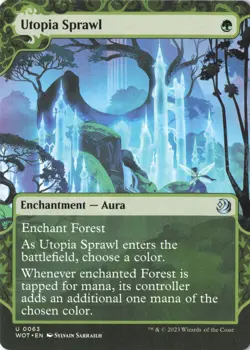 Utopia Sprawl U Wilds of Eldraine: Enchanting Tales 63 NM - Image 1