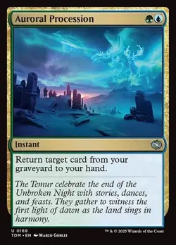 Auroral Procession Foil TDM 169 Uncommon MTG - Image 1