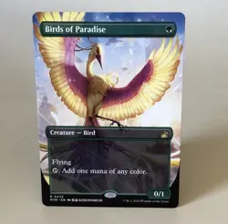 MTG Birds of Paradise - Borderless - RVR NM - Image 1