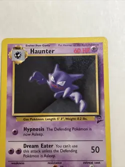 LP-NM Pokemon HAUNTER Card (BASE 2) Set 43/130 Non-Holo UNCOMMON Vintage WOTC - Image 4
