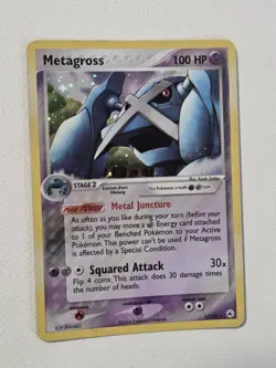 Metagross EX Hidden Legends Holo Rare 11/101 2004 LP Pokemon Card - Image 1