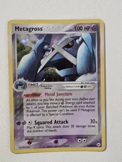 Metagross EX Hidden Legends Holo Rare 11/101 2004 LP Pokemon Card - Image 2
