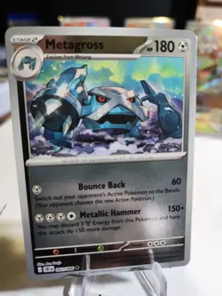 Metagross 061/086 ME04: Chaos Rising Pokemon Reverse Holo Uncommon Near Mint - Image 1