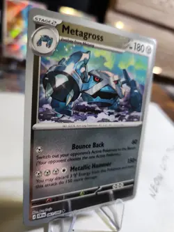 Metagross 061/086 ME04: Chaos Rising Pokemon Reverse Holo Uncommon Near Mint - Image 2