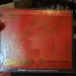 Scarlet & Violet Base Pokemon Center Exclusive Elite Trainer Box (Koraidon) ETB - Image 1