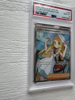 Pokemon Mega Evolution # 169 Lillie’s Determination Ultra Rare PSA 10 GEM MINT - Image 4