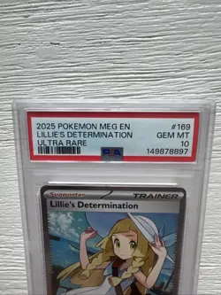 Pokemon Mega Evolution # 169 Lillie’s Determination Ultra Rare PSA 10 GEM MINT - Image 5