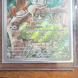 Pokemon Meowth 106/094 Me02 Phantasmal Flames Illustration Rare Holo English - Image 3