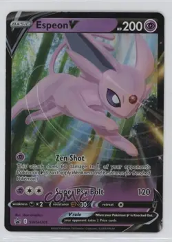 Espeon V Pokemon Sword & Shield Black Star #SWSH201 - Image 1