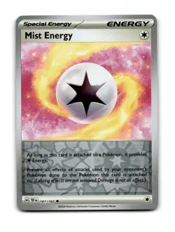 Mist Energy 161/162 Uncommon Temporal Forces Pokemon Reverse Holo LP ~22527 - Image 1