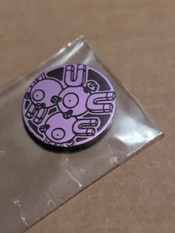 Pokemon Purple Magneton Mini Coin From 151 Chinese - Image 1