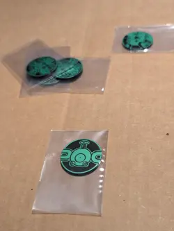 Pokemon Green Magnemite Mini Coin From 151 Chinese - Image 1