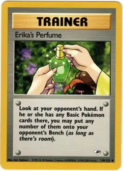 Pokemon TCG: Erika's Perfume (110/132) Unlimited Uncommon - Gym Heroes - Image 1