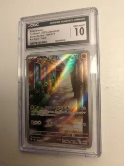 Pokemon CGC 10 Japanese Sudowoodo 080/071 AR Art Rare sv2P Snow Hazard - Image 1
