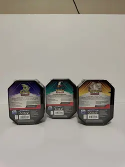 Pokemon TCG Exclusive Triple Whammy Tin Set Collector Tins Set of 3 Sealed NEW! - Image 4